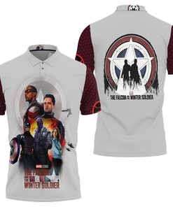The Falcon And The Winter Soldier Finding Justice 1 Polo Shirt All Over Print Shirt 3d T-shirt