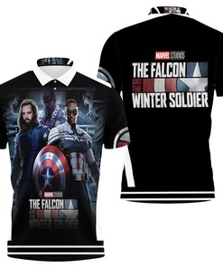 The Falcon And The Winter Soldier How To Save The World 3D All Over Print Polo Shirt