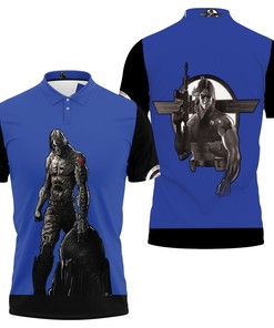The Falcon And The Winter Soldier Iron Soldier Superhero 3D All Over Print Polo Shirt