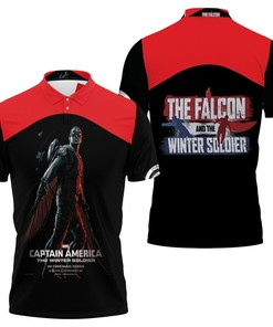 The Falcon And The Winter Soldier The Falcon New Captain America 3D All Over Print Polo Shirt