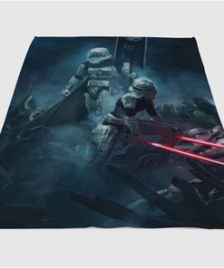 The First Imperial Order Star Wars Sherpa Fleece Blanket Gifts for Family, for Couple