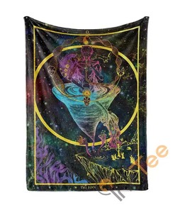The Fool Arcana Tarot Art Sherpa Fleece Blanket Gifts for Family, for Couple