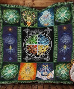 The Four Elements – Pagan Quilt Blanket And Bedding Set Option