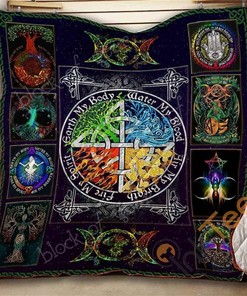 The Four Elements Quilt Blanket Bedding Set