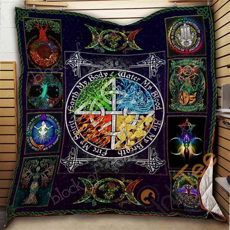 The Four Elements Quilt Blanket Bedding Set
