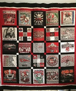 The Georgia Bulldogs Ncaa Collected Quilt Blanket Bedding Set