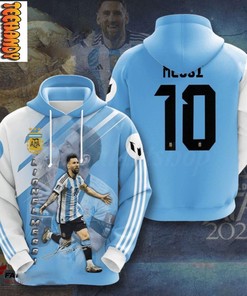 The Goat Lionel Messi World Cup Champions 3D Hoodie
