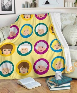 The Golden Girls Premiums Sherpa Fleece Blanket Gifts for Family, for Couple