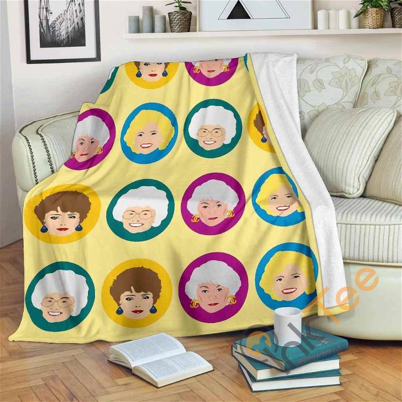 The Golden Girls Premiums Sherpa Fleece Blanket Gifts for Family, for Couple