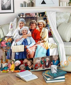 The Golden Girls Vintage Fleece Fan Sherpa Fleece Blanket Gifts for Family, for Couple