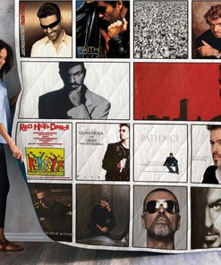 The Great George Michael Albums Collection Quilt Blanket Bedding Set