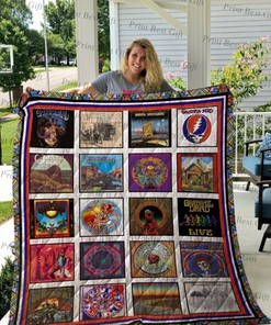 The Great Grateful Dead Albums Co Quilt Blanket Bedding Set