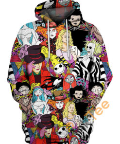 The Haunting Characters Hoodie 3D