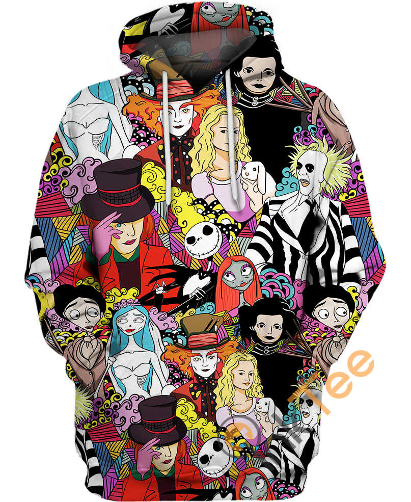 The Haunting Characters Hoodie 3D