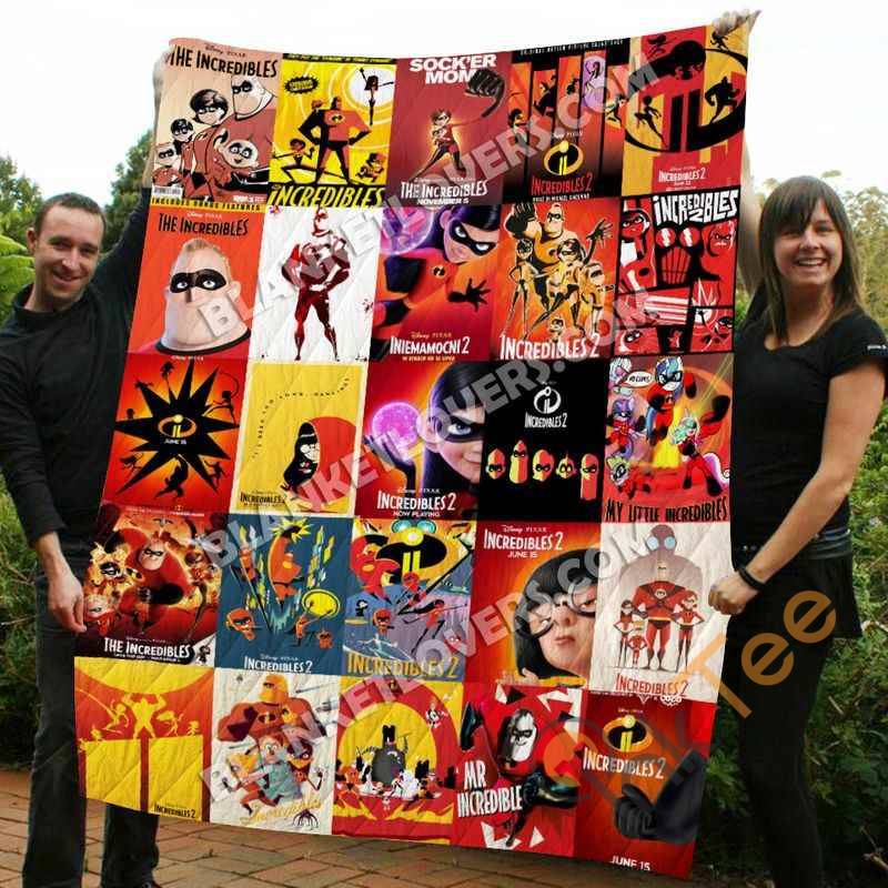 The Incridibles Quilt Blanket Bedding Set