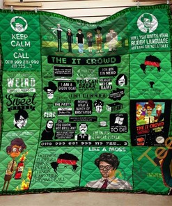 The It Crowd Quotes Collage Quilt Blanket Bedding Set