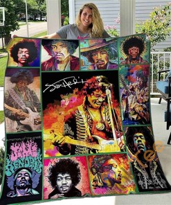 The Jimi Hendrix 1 Quilt Blanket Bedding Set