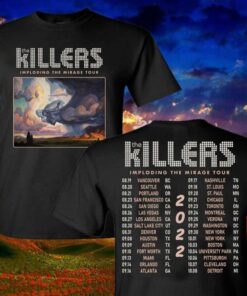 The Killers Music World Tour 2022 T-Shirt