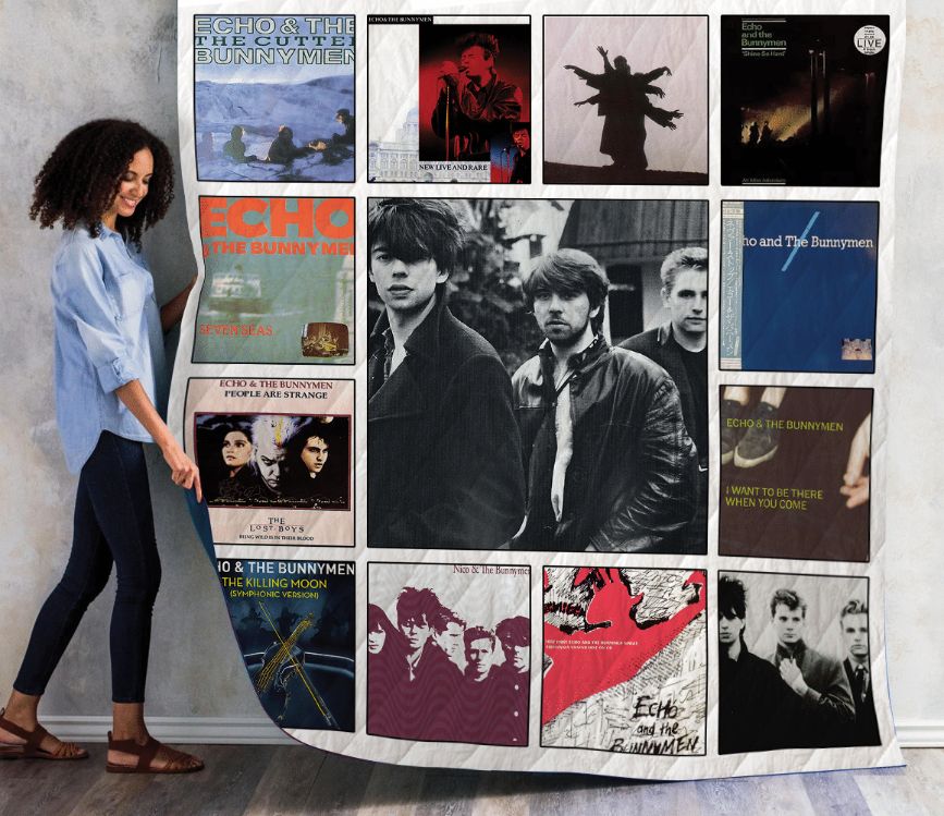 The Killing Moon Echo and The Bunnymen Eps Album Collection Quilt Blanket Bedding Set