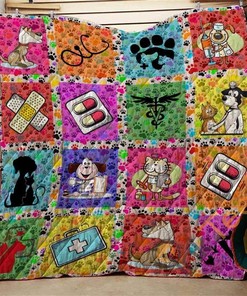 The Life Of Vet Tech 3D Quilt Blanket Bedding Set