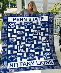 The Lions Ncaa Penn State Nittany Lions Quilt Blanket Bedding Set