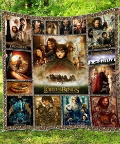 The Lord Of The Rings All The Characters Quilt Blanket Bedding Set