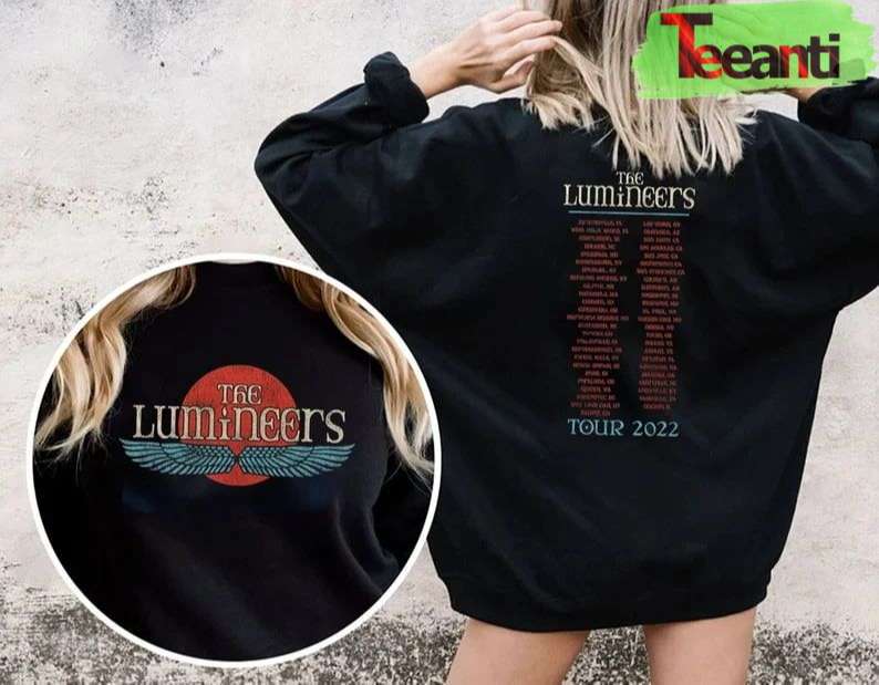 The Lumineers Tour 2022 Double Sided Favorite T-Shirt