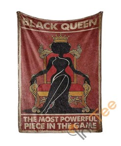The Most Powerful Piece In The Game Sherpa Fleece Blanket Gifts for Family, for Couple