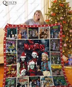The Munster Merry Christmas Collection Quilt Blanket