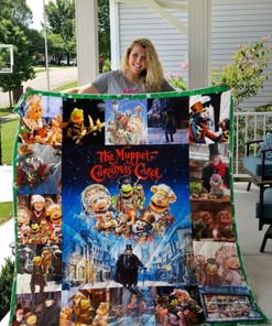 The Muppet Christmas Carol Poster Quilt Blanket