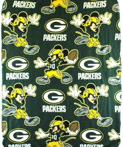 The Nfl Green Bay Packers Green Sherpa Blanket Fleece Blanket Gifts for Fans