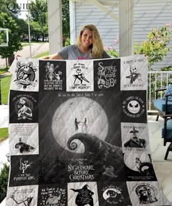 The Nightmare Before Christmas Characters Quilt Blanket Bedding Set