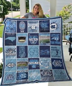 The North Carolina Tar Heels Ncaa Quilt Blanket Bedding Set