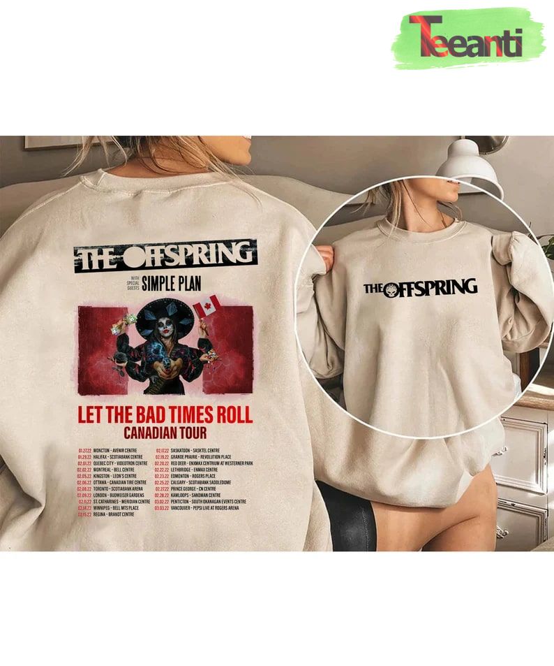 The Offspring Let The Bad Times Roll Tour 2022 - 2023 Favorite T-Shirt