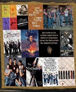 The Outsiders Quotes Of Characters Blanket Let's Do It For Johnny, Man Gift For Lovers Quilt