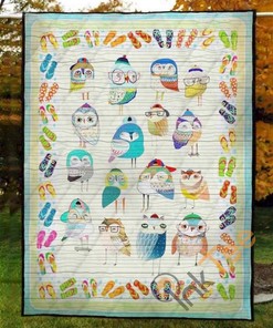 The Owler I Get Quilt Blanket Bedding Set
