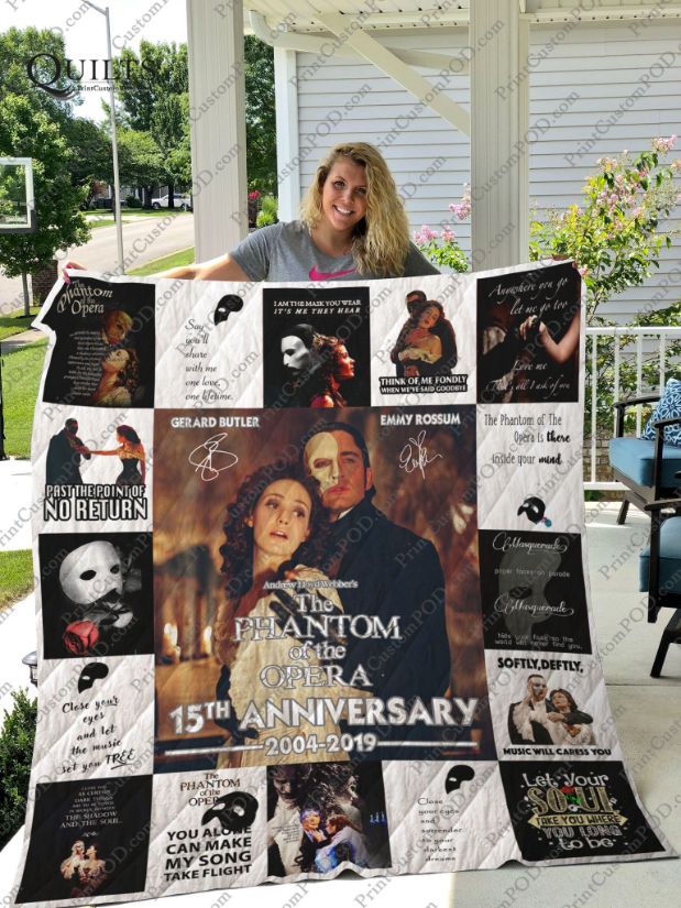The Phantom Of The Opera Movie Collected Quilt Blanket Bedding Set