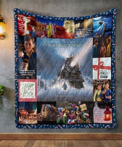 The Polar Express Tom Hanks Xmas Quilt Blanket Bedding Set