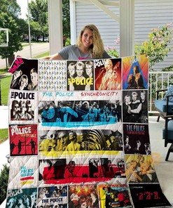 The Police Band Quilt Blanket Bedding Set with 2 Pillowcases