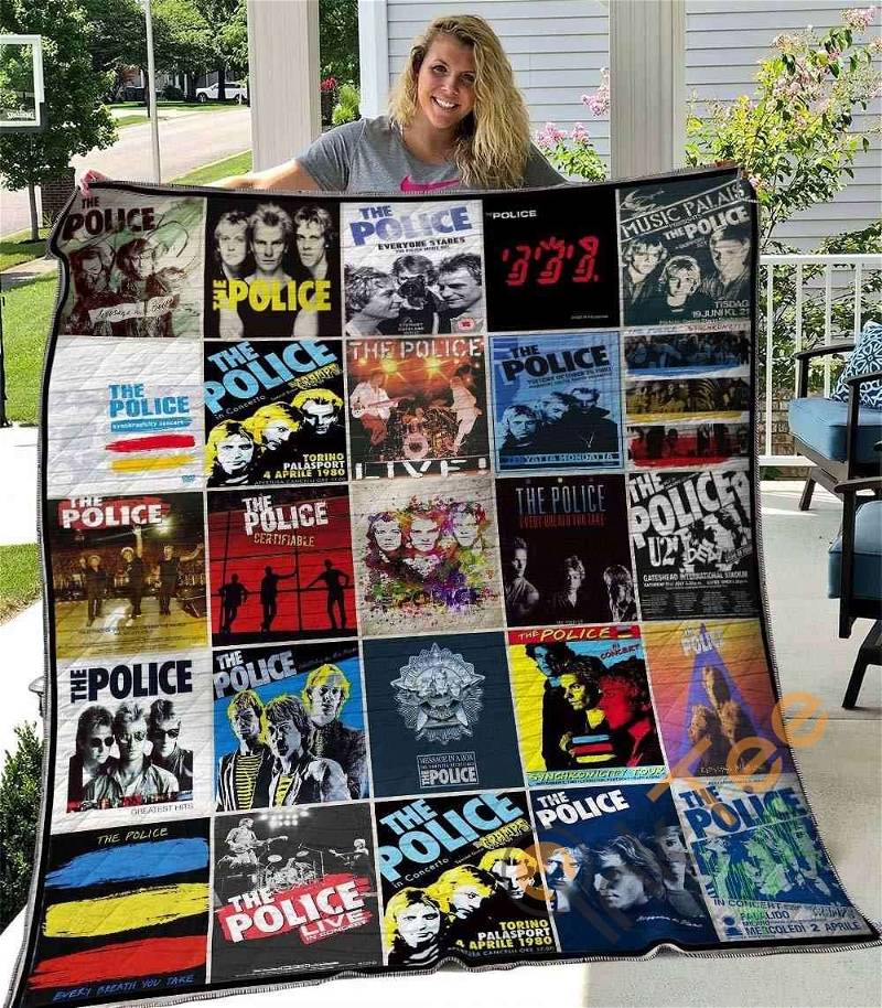 The Police Quilt Blanket Bedding Set Gifts For Fan