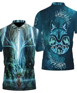 The Power Of Jungle God Shishigami Showing Up In The Forest 3D All Over Print Polo Shirt