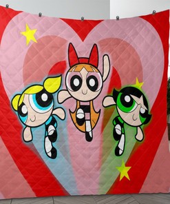 The Powerpuff Girls Fan Gift, The Powerpuff Girls Reboots In The Works Quilt Blanket Bedding Set