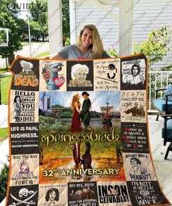 The Prince Bride 32nd Anniversary For Fan Collection Quilt Blanket