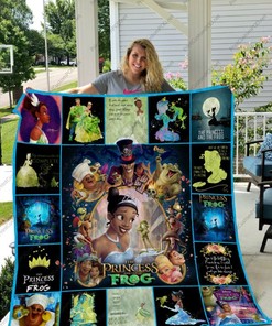 The Princess And The Frog Disney Graphics Quilt Blanket