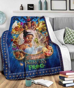 The Princess And the Frog Quilt Blanket Bedding Set