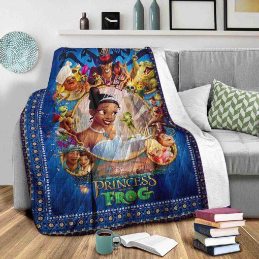 The Princess And the Frog Quilt Blanket Bedding Set
