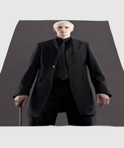 The Real Draco Malfoy Sherpa Fleece Blanket Gifts for Family, for Couple