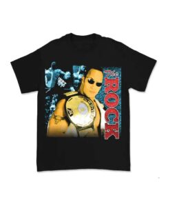 The Rock Dwayne Johnson Wwf Wrestling 90'S Bootleg T-Shirt