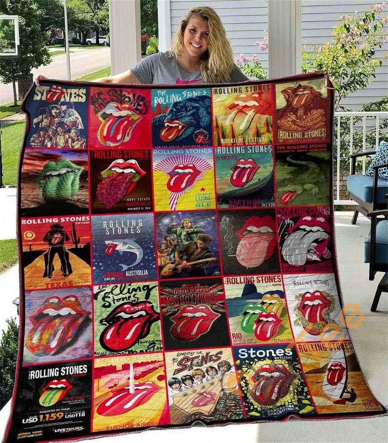 The Rolling Stone Quilt Blanket Bedding Set