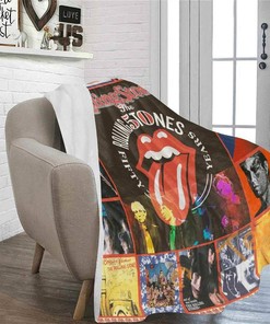 The Rolling Stones 50Th Anniversary Quilt Blanket Bedding Set